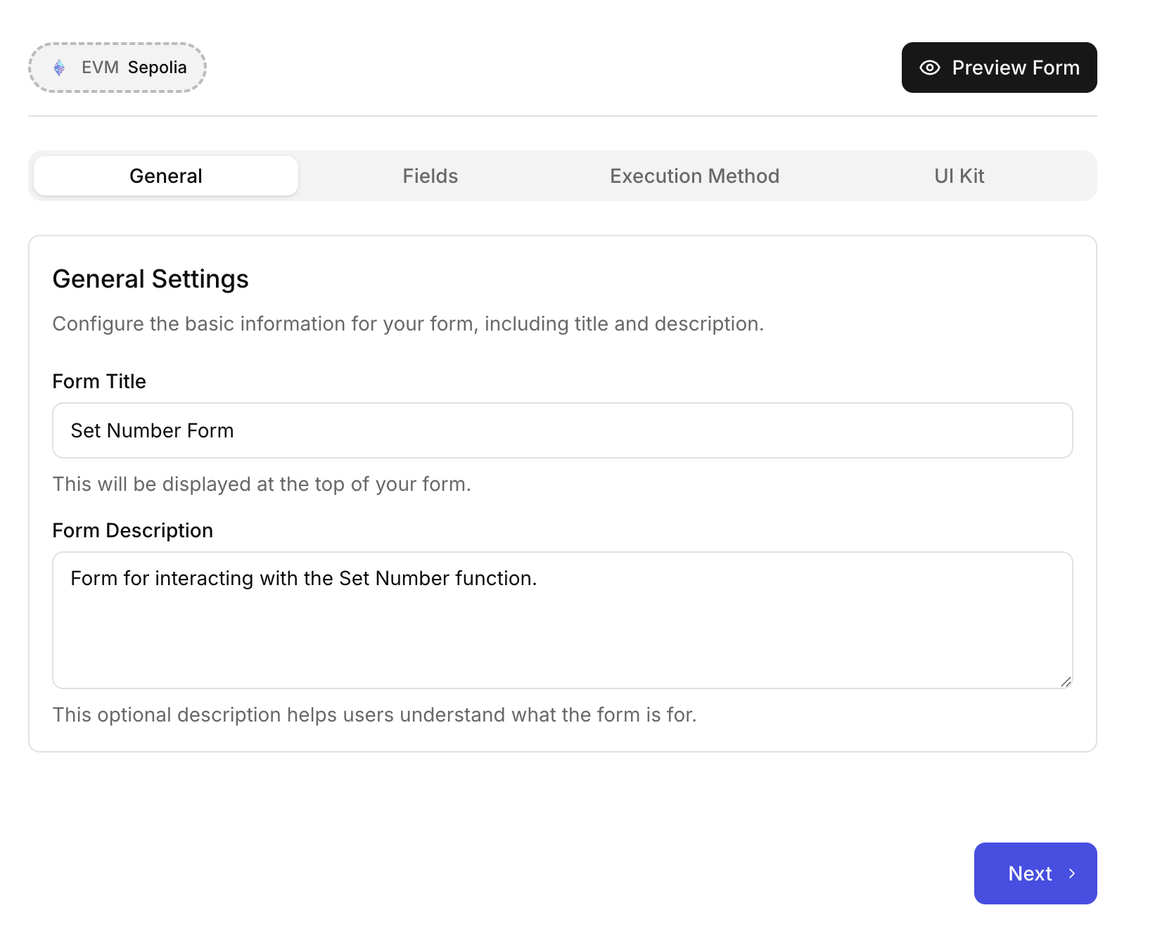 Customization general settings